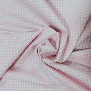 Tela Vichy P algodón rosa