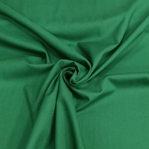 Algodón liso verde oscuro