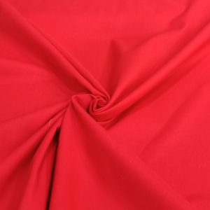 Tela algodón liso rojo519
