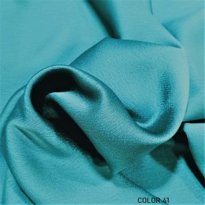 Tela crepe satén MARA aguamarina41