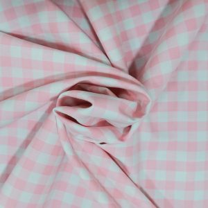 Tela Vichy G algodón rosa