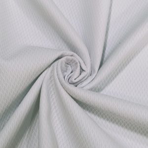 Tela de Piqué Nido de Abeja blanco tamaño XL