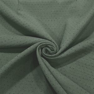 Algodón tramado japonés Miku verde musgo