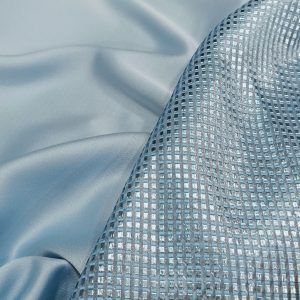 Tela organza fantasía rayas