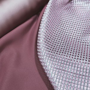 Tela organza fantasía rayas