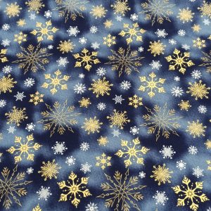 Tela algodón NAVIDAD H711 estrellas