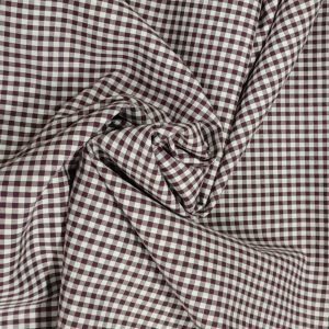 Tela Vichy P algodón berenjena