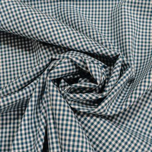 Tela Vichy P algodón aguamarina