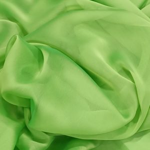 Tela gasa catiónica verde lima