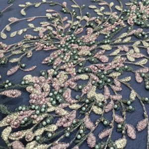 Tul bordado pedrería TYR8660