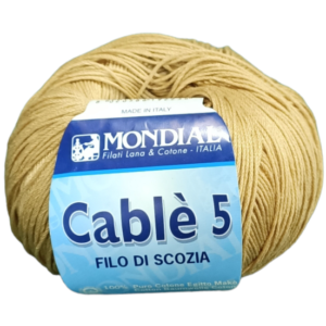 Hilo mondial CABLÉ 5 tierra467color lote 7 ud