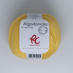 Algodoncito rosas crafts amarillo119
