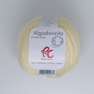 Algodoncito rosas crafts amarillo201