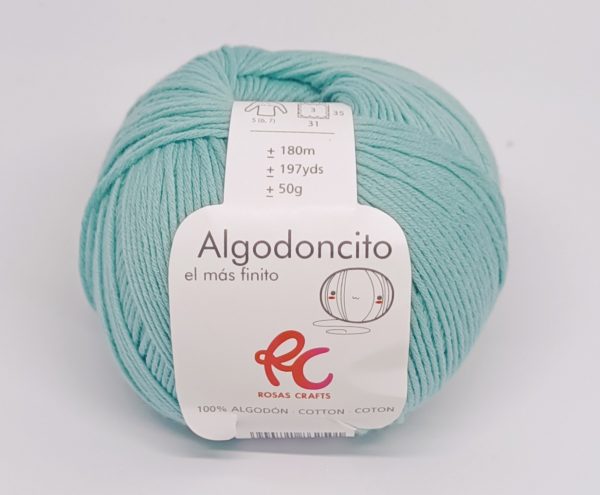 Algodoncito rosas crafts verde133