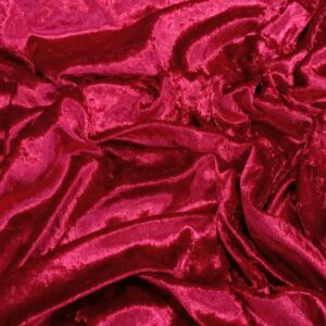 Tela terciopelo CINIGLIA rojo56