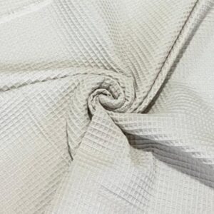 Tela pique waffle beige74