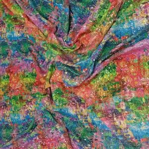 Tul fantasía lentejuelas MULTICOLOR