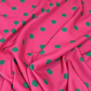 Tela lunar stretch bicolor fucsia/verde