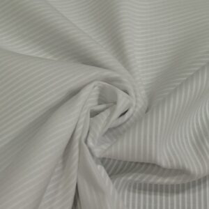 Tela piqué otomán blanco