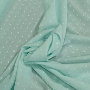 Tela batista plumeti verde agua