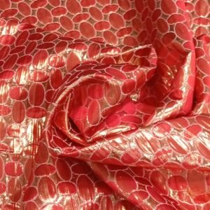 Tela Jacquard POZOBLANCO rojo