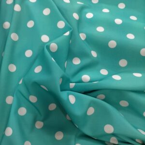 Tela lunar stretch bicolor aguamarina/verde