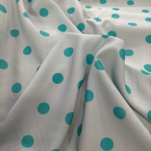 Tela lunar stretch bicolor verde/aguamarina