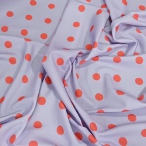 Tela lunar stretch bicolor lila/naranja