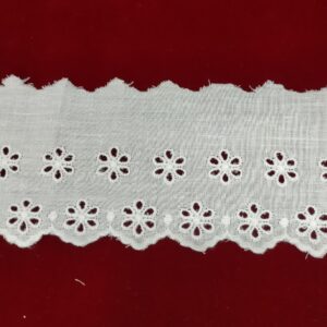 Tira bordada blanca 50044