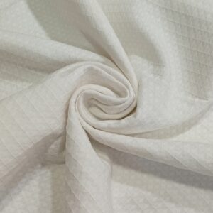 Tela piqué waffle crudo