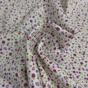 Tela algodón tipo Liberty FRIDAYS lila23
