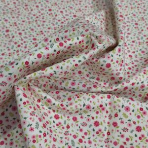 Tela algodón tipo Liberty FRIDAYS rosa6