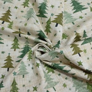 Tela algodón NOEL pino