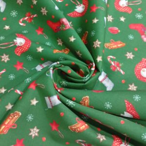 Tela algodón NOEL adornos