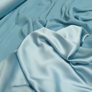 Tela satén acetato ROMA celeste32