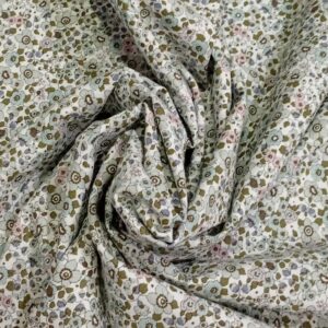 Tela viyela floral VERSALLES Verde13105